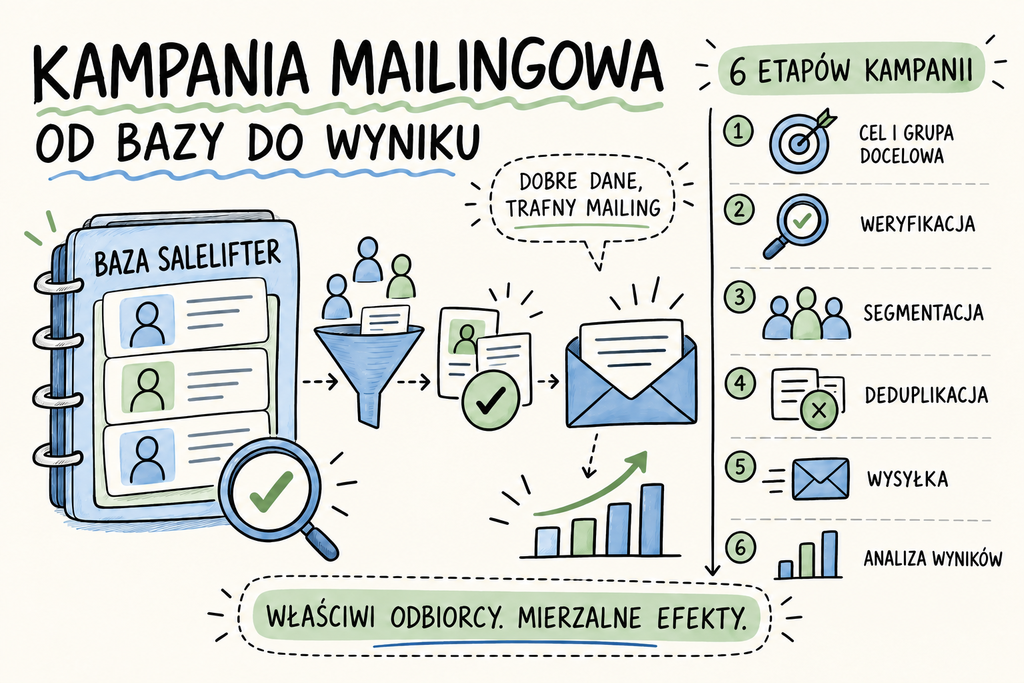 kampania mailingowa - schemat przygotowania